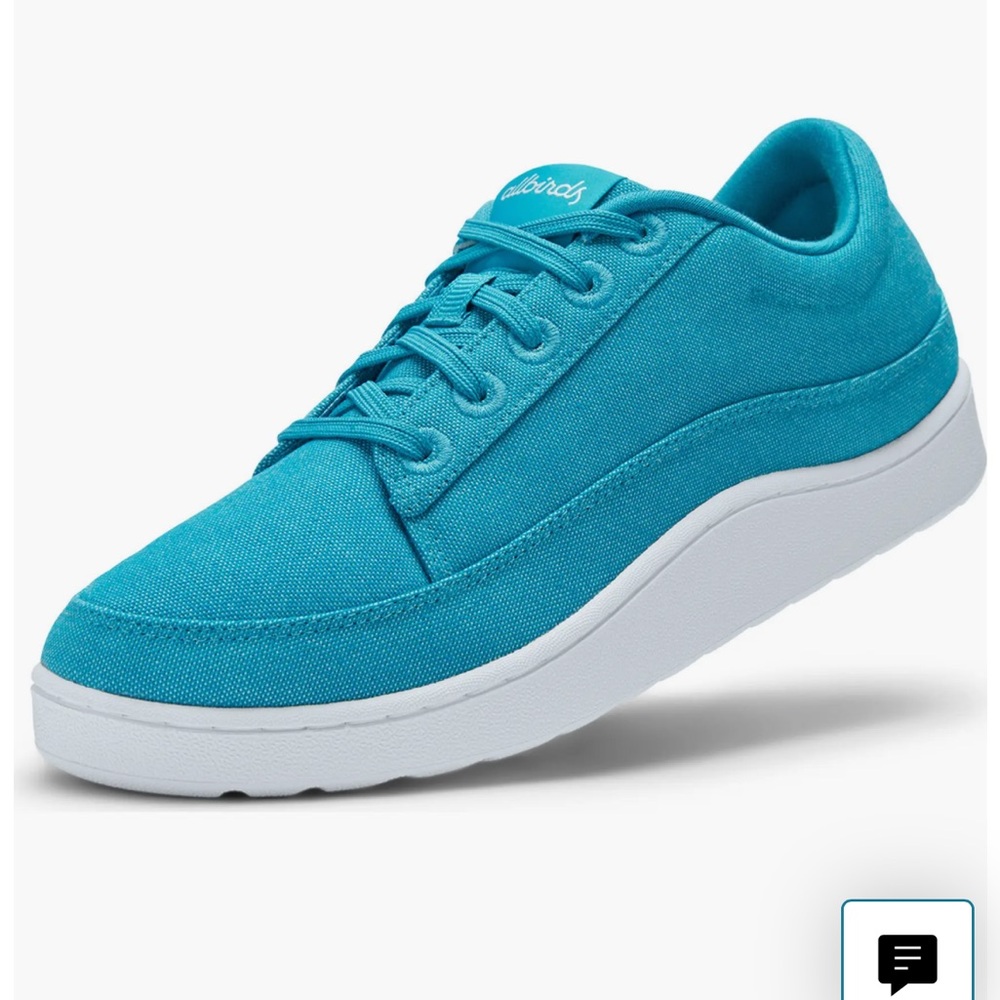 Allbirds Women's Canvas Pacer Sneaker Thrive Teal, 9M,‎ Casual Shoes, EUC